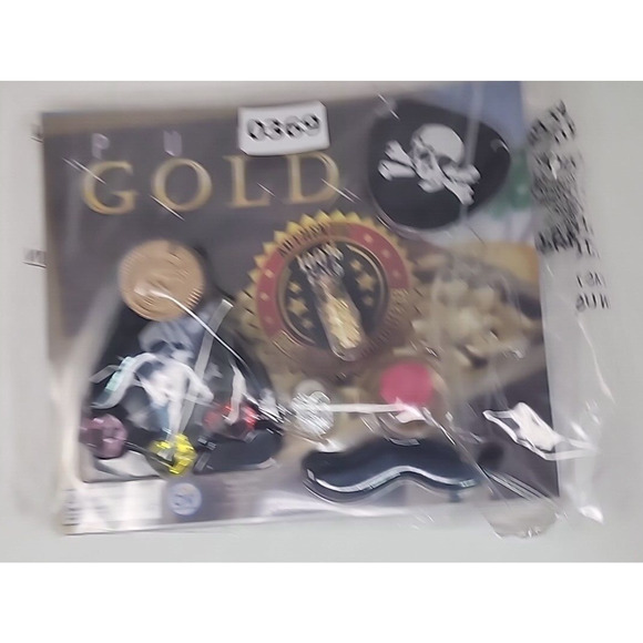 Vintage Vending Display Board Gold Treasure Pretend 0369 - Picture 2 of 2